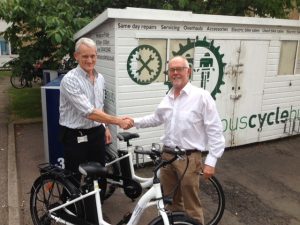 Addenbrooke's E-bikes for Business launch