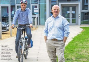 On city's technology parks, electric bike hire is coming of age.